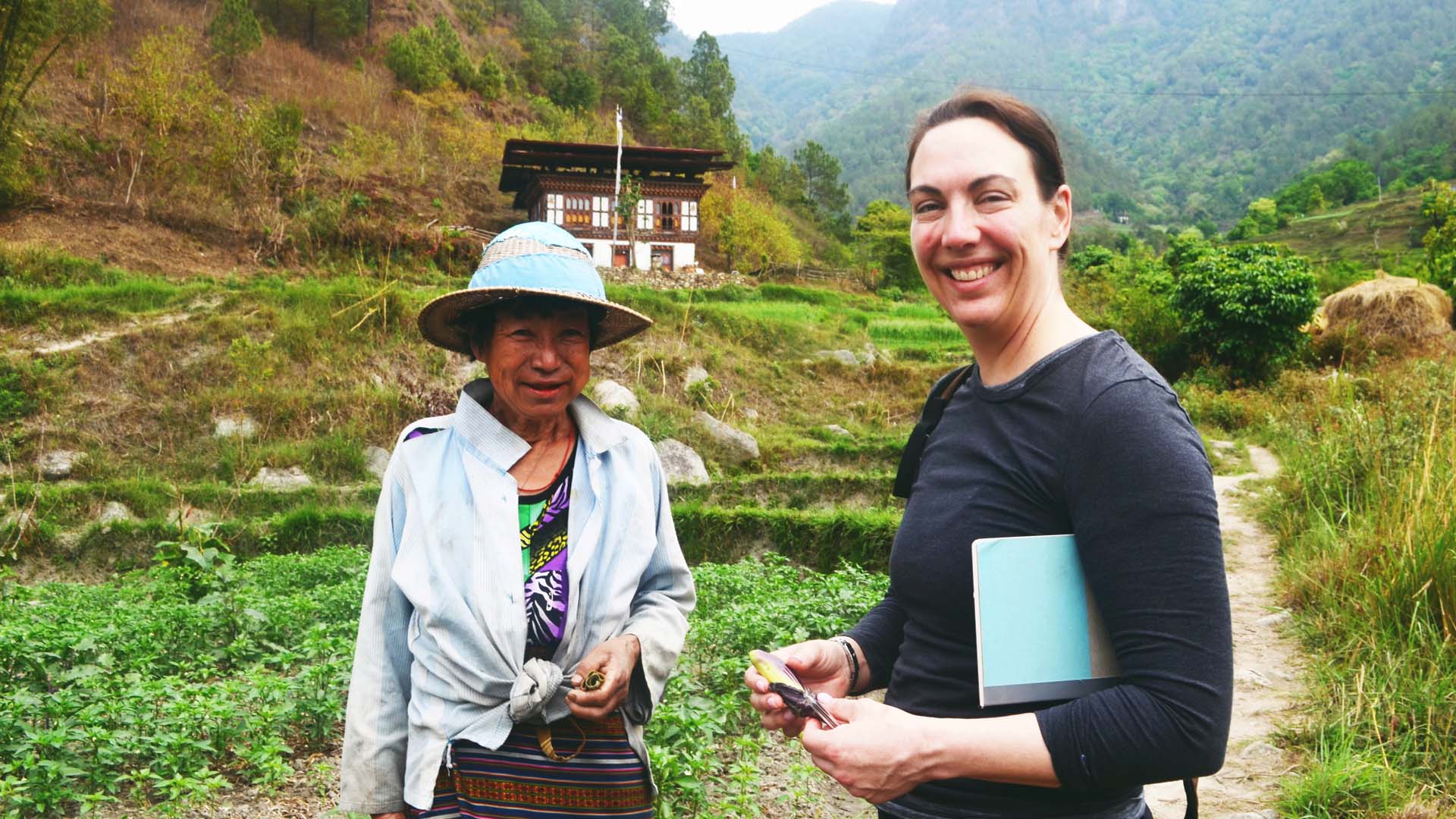 Ms. Noelle in Bhutan