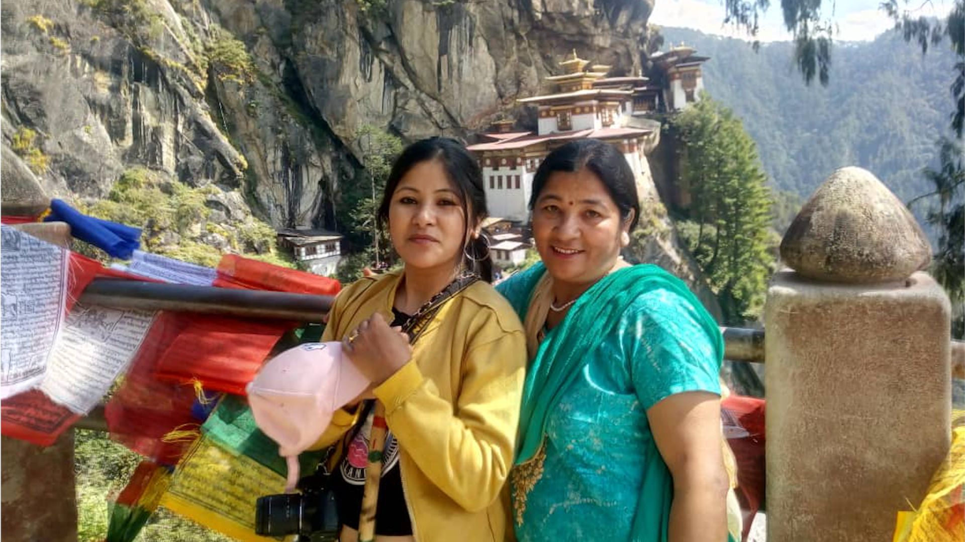 Ms.-Subrata-and-Rita-in-Bhutan