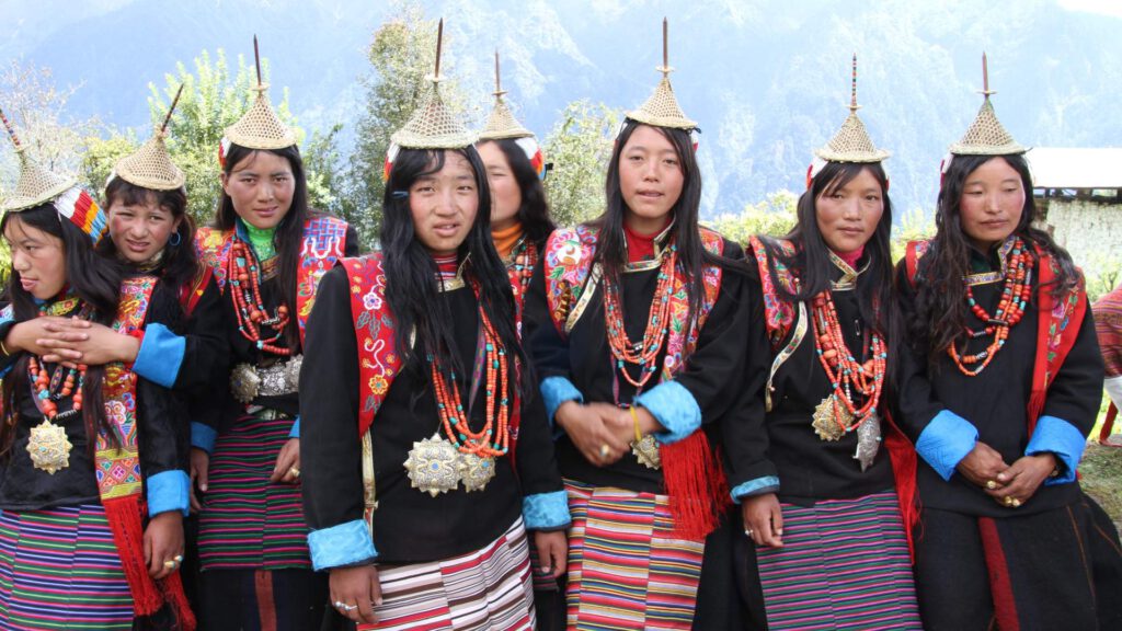 Women in Laya Village