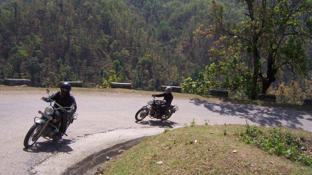 Motor Cycling in Thimphu