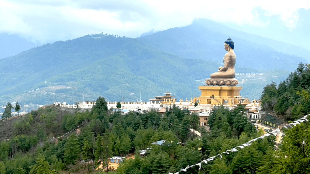 Buddha Dordenma Statue and Kuenselphodrang