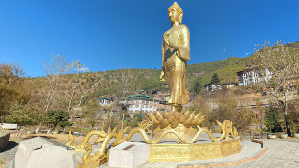 Walking Buddha in the Centenary Park